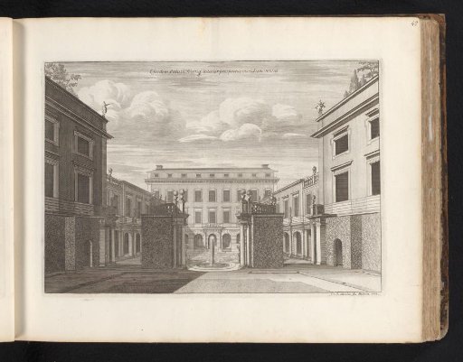Inner Courtyard and Palace of Nicodemus Tessin the Younger, looking North