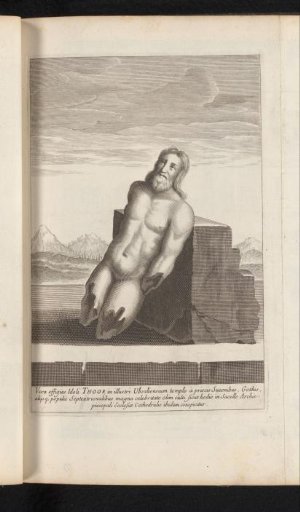 Image of the god Thor formerly worshipped in the temple of Uppsala