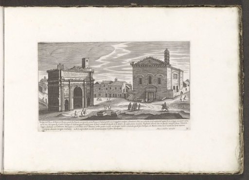 Arch of Septimius Severus and the Curia Julia
