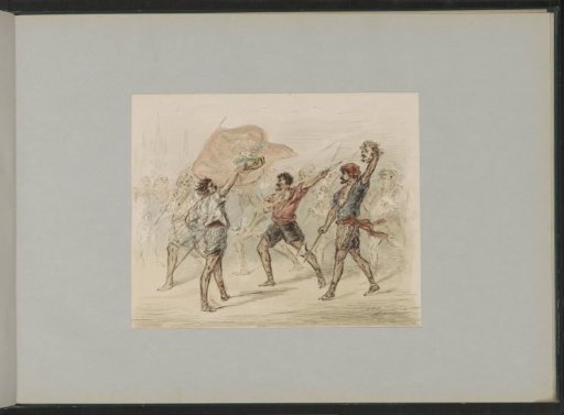 Man with a Severed Head in a Crowd