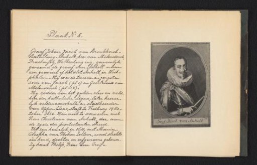 Photographic reproduction of a drawn portrait of Johan Jacob van Bronckhorst