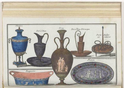 Le Mois, Historical, Literary and Critical Journal, with Figures, Volume 2, Year 7 (1798-1799): Teapot, Water Pot