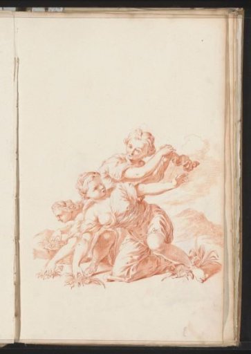 Proserpina Picking Flowers in a Meadow