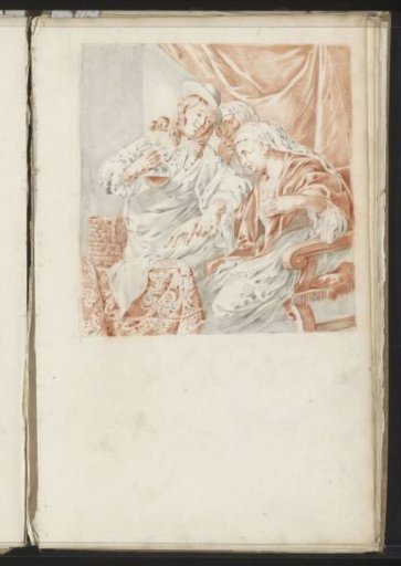 Man with a Glass in an Interior