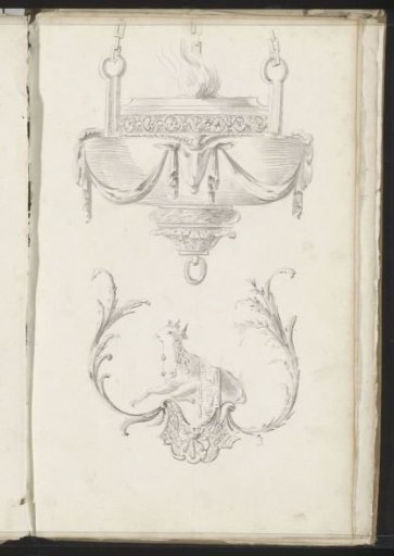 Ornaments with an Altar and a Bull