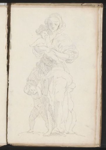 Woman with a Child in Her Arms