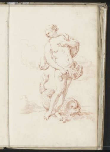 Naked Venus with a dolphin