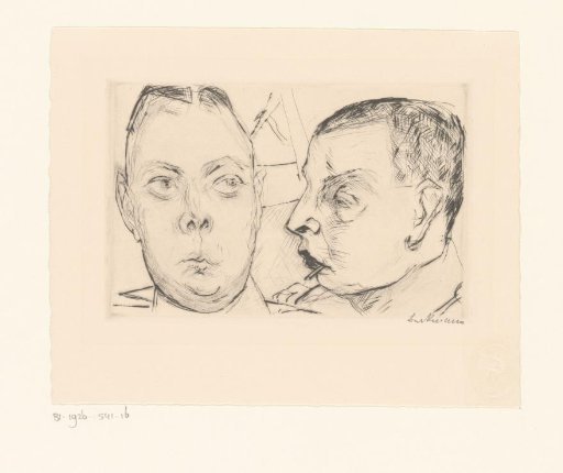 Portraits of two unknown officers