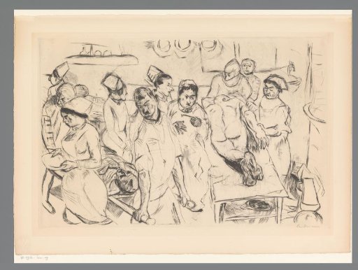 A doctor and assistants during an operation