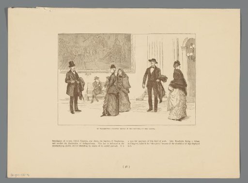 Men and women in the Rotunda in Washington