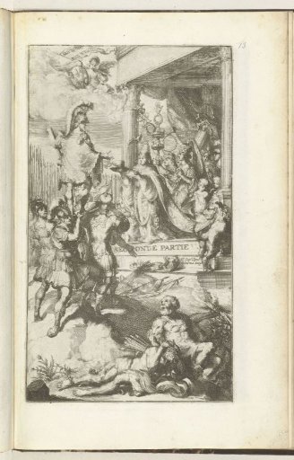 Title page for the second part of Guerres de Flandres