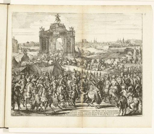 Solemn Entry of Farnese after the Relief of Paris, 1590