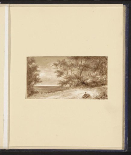 Man with a Sheaf of Corn in a Landscape