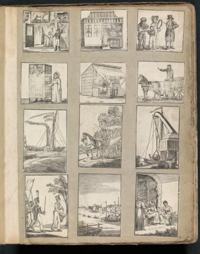 Album leaf with various representations