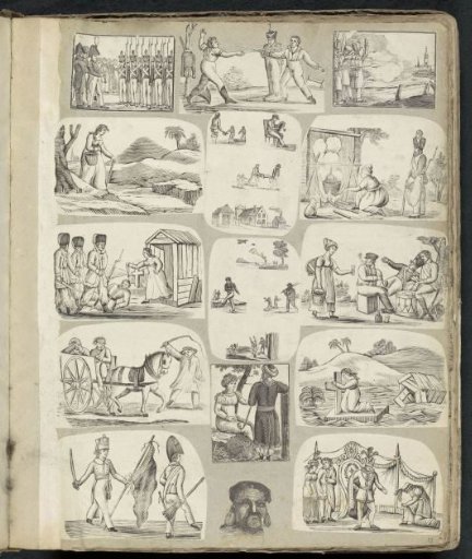 Album leaf with various representations