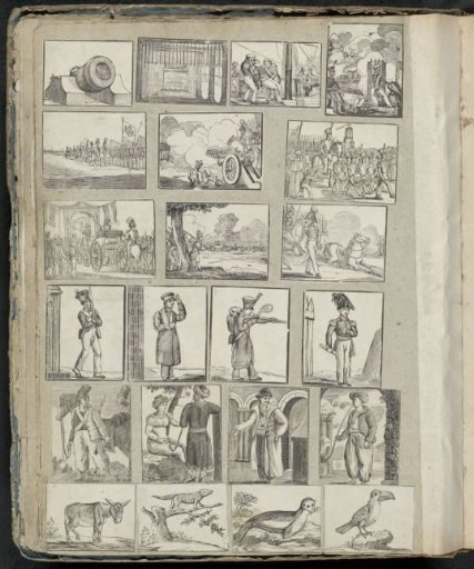 Album leaf with various representations