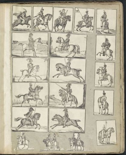 Album leaf with various scenes
