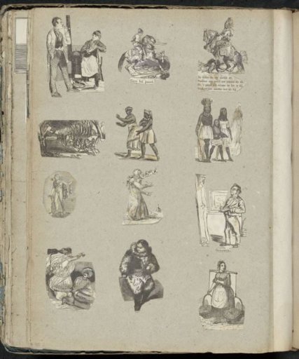 Album leaf with various scenes