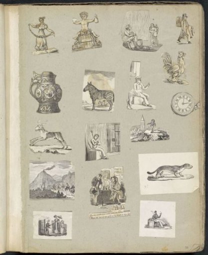 Album leaf with various scenes