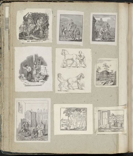 Album leaf with various scenes