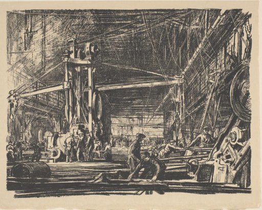 Workshop at a shipyard