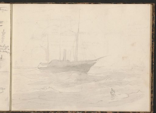 Sailing ship on a calm sea