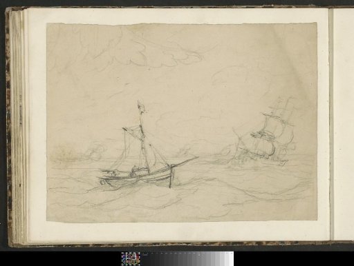 Seascape with ships