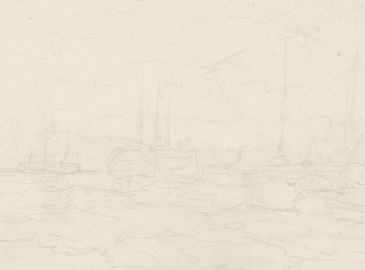 Seascape with ships