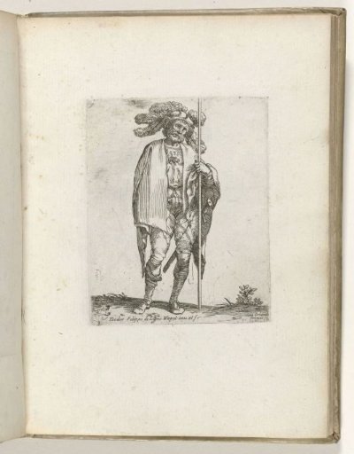 Warrior with a spear