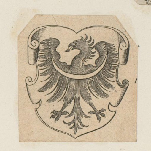Shield with the coat of arms of Silesia