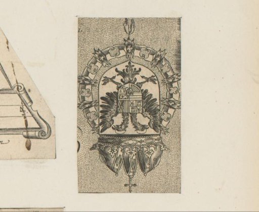 Shield with the coat of arms of the Holy Roman Empire