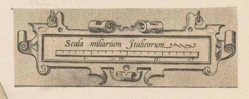 Long cartouche with scale bar