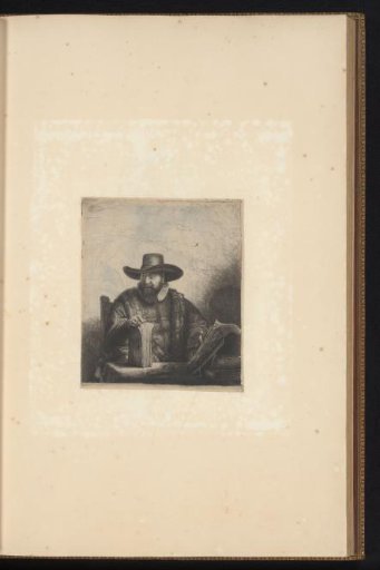 Portrait of the preacher Cornelis Claesz. Anslo