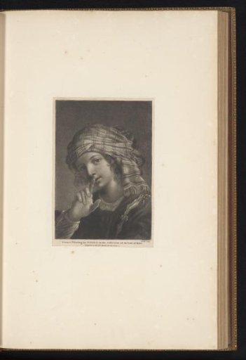 Young Woman Making a Gesture of Silence