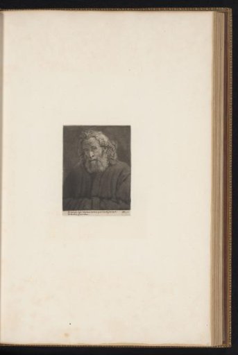 Old bearded man in a cloak