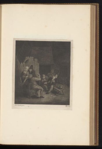 Peasant Interior with Eight Persons