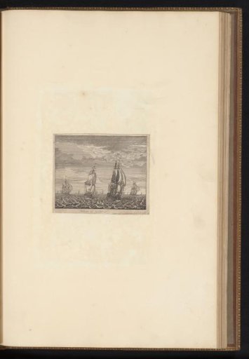 Sea with warships