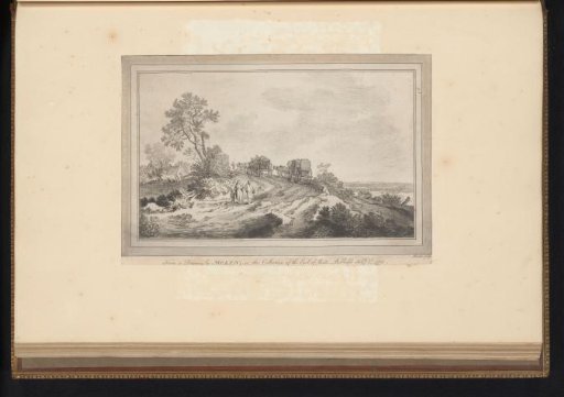 Landscape with Two Wagons on a Road