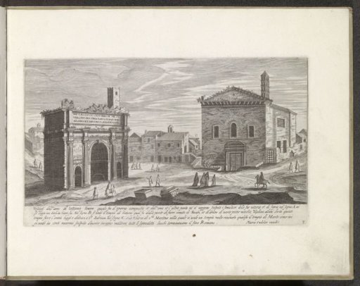 Arch of Septimius Severus and the Curia Julia