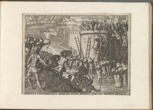 Romulus takes the city of Caenina
