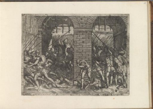 Roman soldiers attack Crustumerium