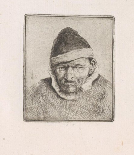 Bust of a Peasant with a Fur Cap