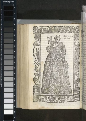 Venetian Noble Lady, Dressed for an Official Feast