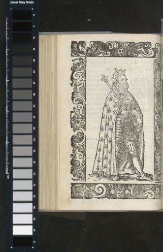 King, Walking to the Right with a Scepter
