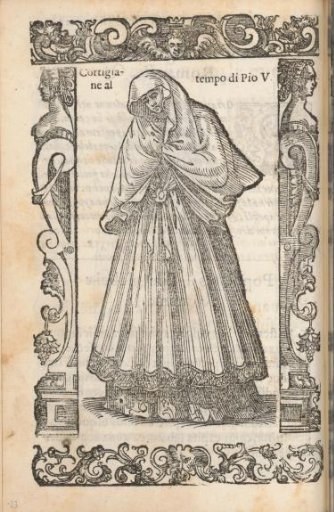 Courtesan from Rome in the time of Pope Pius V