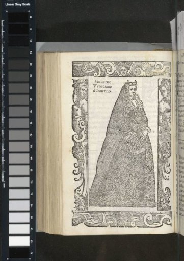 Venetian Noble Lady in Winter Costume