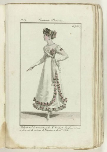 Journal des Dames et des Modes 1821, Costume Parisien (1965)