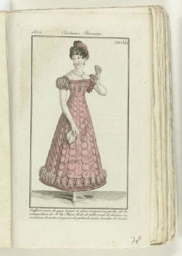 Journal des Dames et des Modes 1822, Costume Parisien (2054)