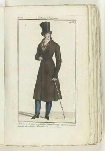 Journal des Dames et des Modes 1822, Costume Parisien (2055)
