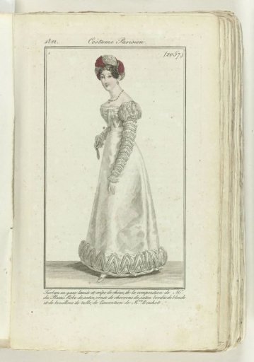 Journal des Dames et des Modes 1822, Costume Parisien (2057)